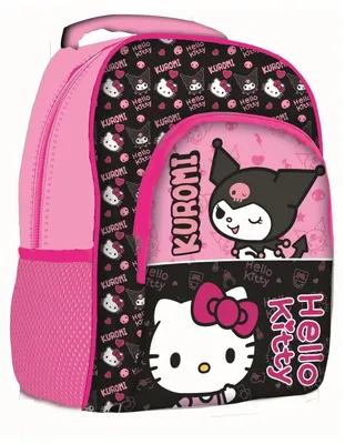 Produktbild von Hello Kitty & Kuromi Pink Schultasche, Tasche 40 cm