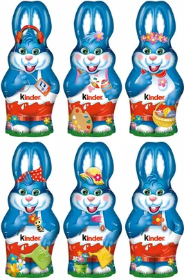 Produktbild von 1x kinder Osterhase 160 g Harry Hase – Vollmilchschokolade Osterfigur versch. Designs (nicht frei wählbar)