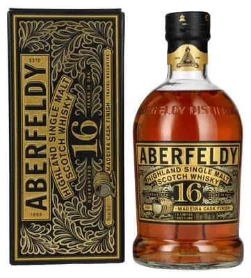 Produktbild von Aberfeldy 16 Years Old Highland Single Malt MADEIRA CASK FINISH 40% Vol. 0,7l in Geschenkbox