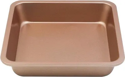Productafbeelding van Vierkante Anti-aanbak Cakevorm - 22,7 x 22,7 x 4,5 cm - Koolstofstaal