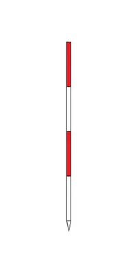 Produktbild von Nedo Fluchtstab Länge 2m Stahlrohr steckbar - 126511