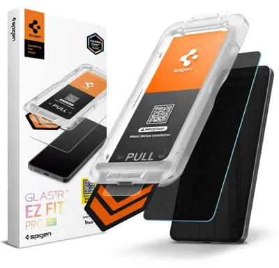 Zdjęcie produktu dla Spigen GLAS.tR EZ Fit Pro HD, Samsung, Galaxy S26+, Odporny na zadrapania, Czarny, 1 szt.