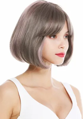 Produktbild von WIG ME UP Perücke kurz Longbob Gesträhnt Braun Blond Grau Lila 182001-1718/3627