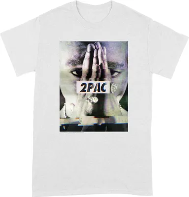 Produktbild von Tupac Shakur - "Transmit" T-Shirt für Herren/Damen Uni RO3162 (S) (Weiß)