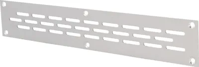 Produktbild von Aluminium Lochblech 250x40mm F1 Lüftungsgitter Lochung 20x3mm silber eloxiert