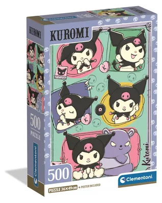 Immagine prodotto di 500-piece puzzle - Clementoni - Kuromi - Children's puzzle - Ages 8+