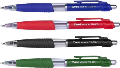Zdjęcie produktu dla Długopis Medium aut. 1,0mm mix (24szt) TOMA