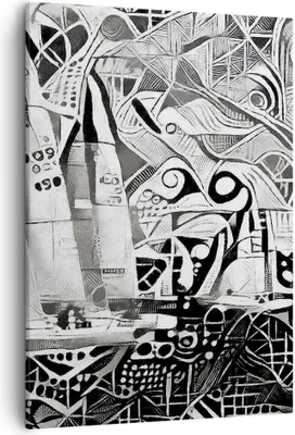 Produktbild von Bild auf Leinwand - Leinwandbild - Einteilig - Abstraktion modern - 50x70cm - Wand Bild - Wanddeko - Wandbilder - Leinwanddruck - Wanddekoration - Leinwand bilder - Wandbild - PA50x70-3479