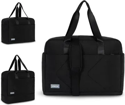 Produktbild von Famanu Reisetasche Damen - Erweiterbare Sporttasche mit Laptopfach - Wasserdichte Trolley-Hülle für Flugreisen