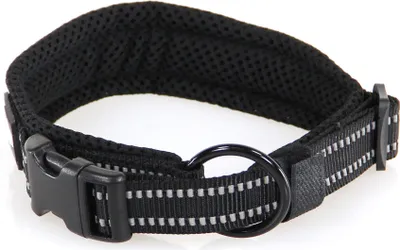 Image de Collier de chien SwissPet Varberg noir, taille S