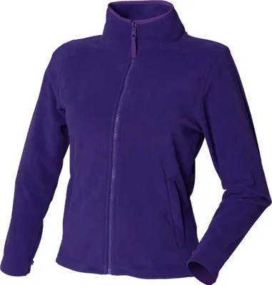 Image de Henbury Damen Mikrofleece-Jacke / Fleece-Jacke RW679 (M) (Violett)