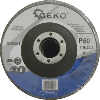 Immagine prodotto di GEKO Disco abrasivo a lamelle, 115 mm, P60 G00301
