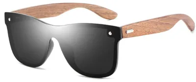 Produktbild von Sonnenbrille aus Holz, polarisiert, Retro, UV400