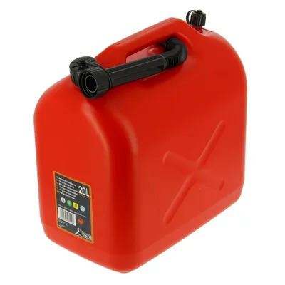 Produktbild von CARTEC 506022 Reservekanister Benzinkanister Dieselkanister Plastik 20L Rot