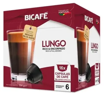 Obrázok produktu pre BICAFE Lungo kapsule pre Dolce Gusto - 16 kusov