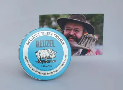 Image de Pomade pour cheveux à forte tenue (Blue Strong Hold Water Soluble), 95 g