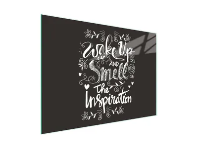 Productafbeelding van Glazen snijplank, 30x22 cm, zwart