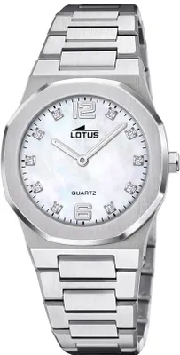 Image de Montre Lotus pour femme Classic Elegant Fashion Montre en acier inoxydable argentée UL18843/1
