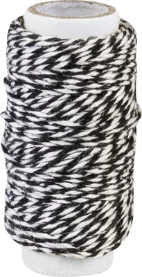 Produktbild von Dekoschnur schwarz 1mmx20m Packung mit 4 Stück