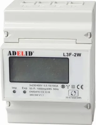 Zdjęcie produktu dla Licznik trójfazowy L3F-2W import/eksport 100A