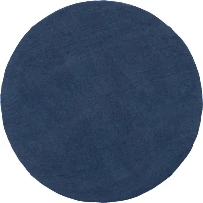 Produktbild von Mono Filzteppich Rund ø 250 cm Dunkelblau