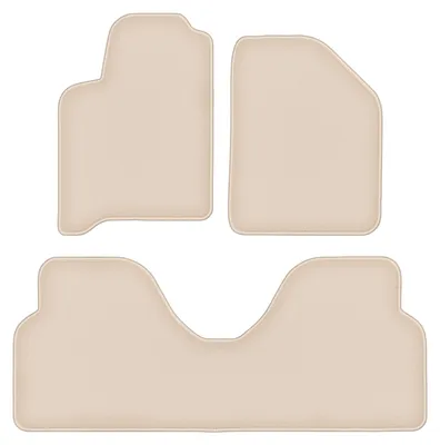 Produktbild von DURBAN Beige Velours-Fußmatten-Set für Renault Scenic I Minivan (1996-2003)
