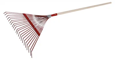 Produktbild von Levior Metall-Lamellenrechen 56 cm 22z mit Stiel 160 cm