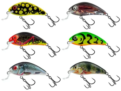 Produktbild von Salmo Rattlin Hornet 4,5cm 5,5g Shallow - schwimmender Wobbler, Salmo Farben:Supernatural Perch