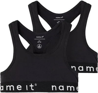 Produktbild von Name It T-shirt 2 Einheiten Schwarz 13-14 Years Mädchen Schwarz 13-14 Years