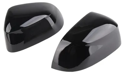 Image de 1 Paire de caches de rétroviseurs latéraux, couleur noire brillante, design élégant, résistants à la décoloration, légers, pour les modèles X3, X4, X5, X6, X7 (G01, G02)