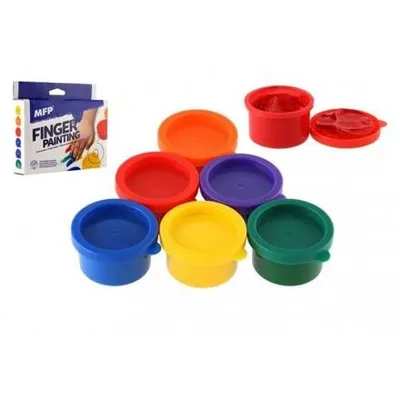 Produktbild von Fingermalfarben 6 Farben 30ml