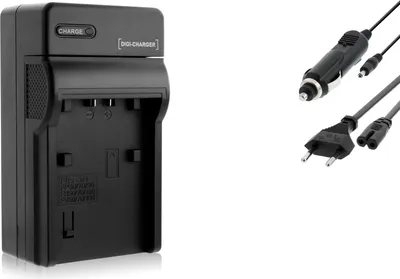 Produktbild von Ladegerät BLACK für Akku-Typ: Sony NP-FH50 / NP-FP50
