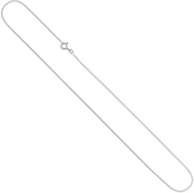 Produktbild von 1,3mm Panzerkette Halskette Collier Goldkette 333 Gold Weißgold 50cm Damen