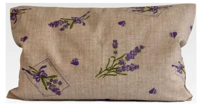 Produktbild von Zirbenkissen 30x20cm im Landhausstil mit Bio-Inlett - Zirbenholzspäne im Kissen