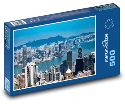 Obrázok produktu pre Puzzle 500 Panoráma Hongkongu - martinpuzzle