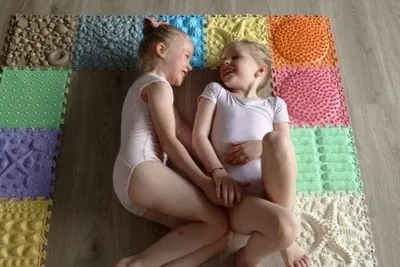 Image de Tapis sensoriel Happy Path set de 8 pièces