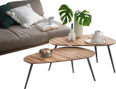 Produktbild von Couchtisch 2-er Set 39 x 84 x 39 cm