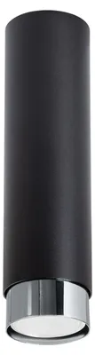 Immagine prodotto di Lampada a soffitto NERO 22,5 nero/cromo 1xGU10 10W acciaio 22.5x6x6cm Sollux Lighting