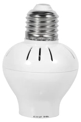 Produktbild von E27 Mikrowelle Radar PIR Bewegungssensor LED Glühbirne Schalter Sockel Lampenfassung AC 100-240V