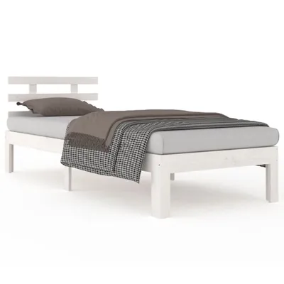 Obrázok produktu pre vidaXL Posteľ z masívneho dreva biela 75x190 cm