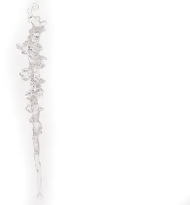 Produktbild von Dekoeiszapfen Kunststoff Hänger Eiszapfen Baumschmuck 25 cm klar
