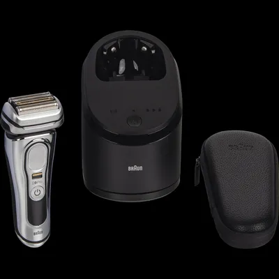 Produktbild von Braun Series 9 9486cc, Folienschaber, Chrom, Akku, Lithium-Ion (Li-Ion), Integrierte Batterie, 60 min