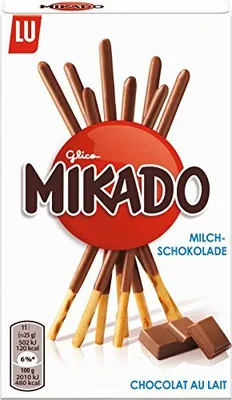 Immagine prodotto di Cioccolato al latte Mikado, confezione da 4 (4 x 75 g)