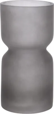 Produktbild von Glasvase Elegant 22x11cm, grau
