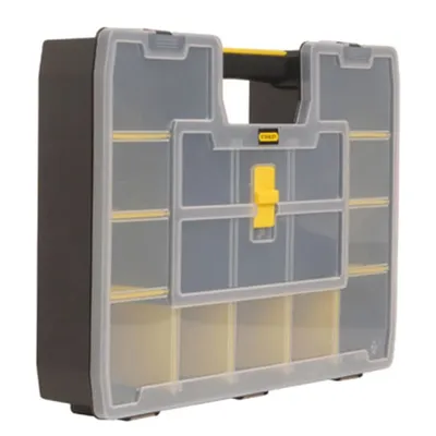 Zdjęcie produktu dla Stanley CUBIX 1-94-745, Małe pudełko z częściami, Czarny, Przezroczysty, Żółty, 90 mm, 430 mm, 330 mm