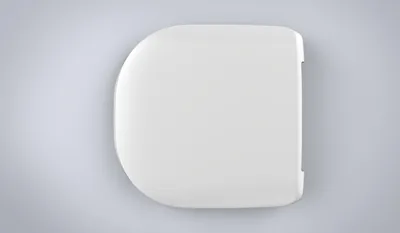 Produktbild von VIGOUR DERBY Urinaldeckel mit Absenkautomatik und Edelstahlscharniere, weiß