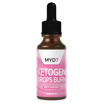 Produktbild von Ketogen Drops Burn | Pflanzensamenöl | Natürlich | Hochdosiert
