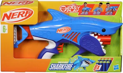 Produktbild von Nerf Junior Wild Sharkfire Easy Play Dart-Blaster
