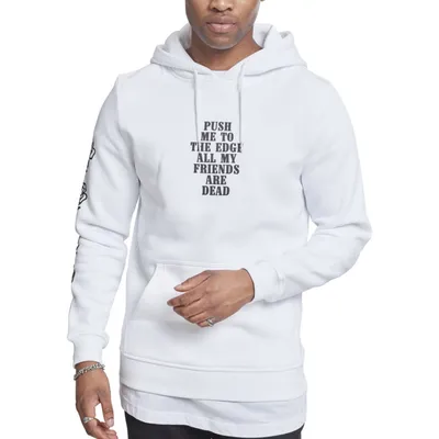 Produktbild von Mister Tee Hoody - PUSH ME weiß - XS