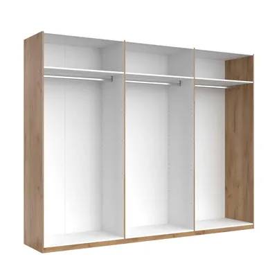 Produktbild von 6-türiger Kleiderschrank Hochglanz Anthrazit, ca. 2748×2130×590 mm